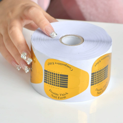 Набор маникюрных инструментов для маникюра, длинная наклейка для ногтей, 500 штук