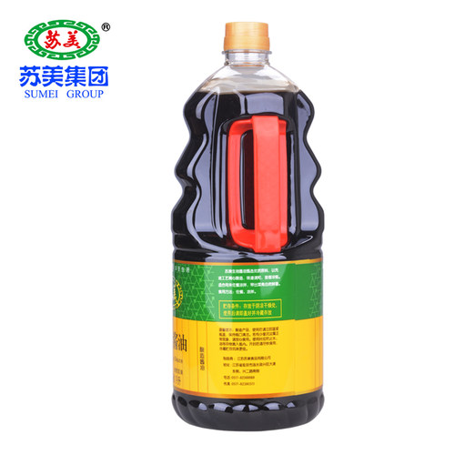 淮安特产 苏美酱油1.9L苏美生抽 酿造酱油 凉拌炒菜1桶起包邮 - 图1