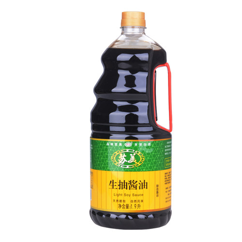 淮安特产 苏美酱油1.9L苏美生抽 酿造酱油 凉拌炒菜1桶起包邮 - 图3