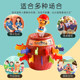 Douyin pirate barrel net red toy uncle wooden bucket insert sword parent -child interactive game strange game decompression decompression artifact