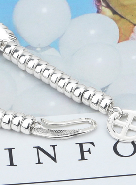 泰银镶嵌松石老鹰银测试推荐手链