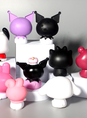 库洛米蛋糕烘焙摆件美乐迪玉桂狗帕恰狗节日烘焙插件卡通公仔