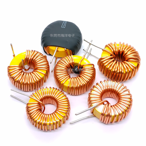 20mm 47UH 33UH 80UH 220UH 100UH  立式卧式8026磁环电感 黄白环 - 图0
