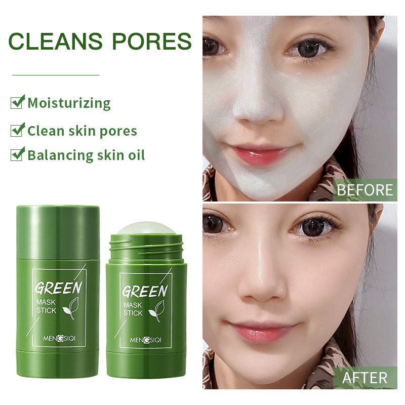 Mengsiqi Green Tea Cleansing Mask Purifying Clay Oil绿茶面膜_虎窝淘