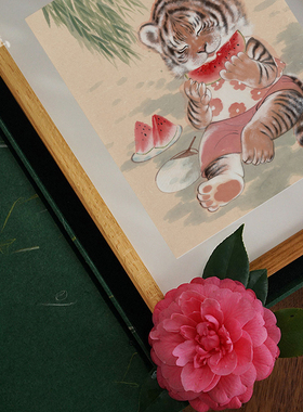 桌面办公桌皇小小一二山实木