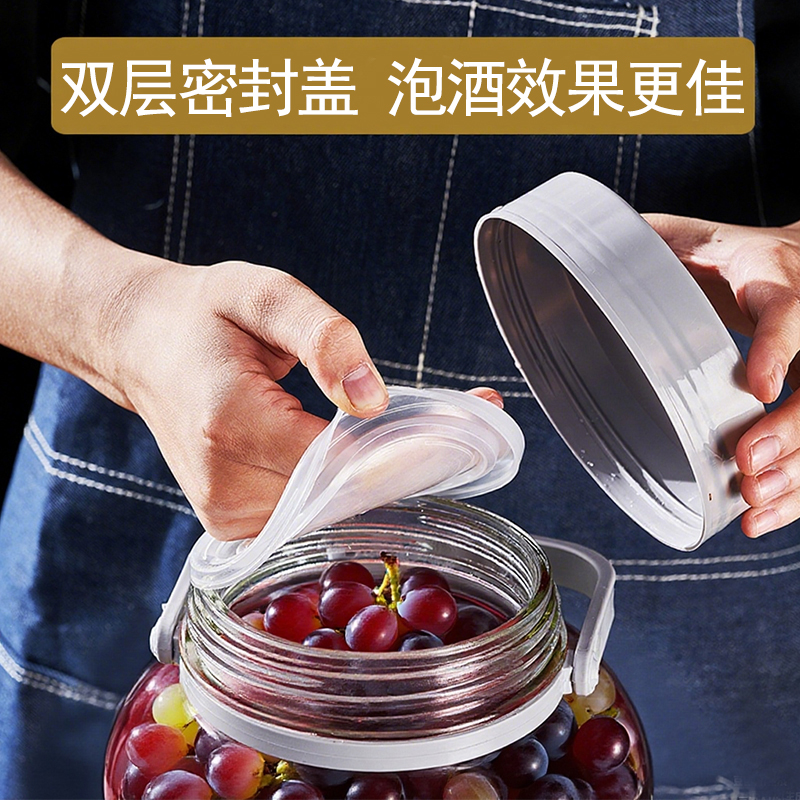 Bubble wine glass bottle food grade green plum and bayberry grape