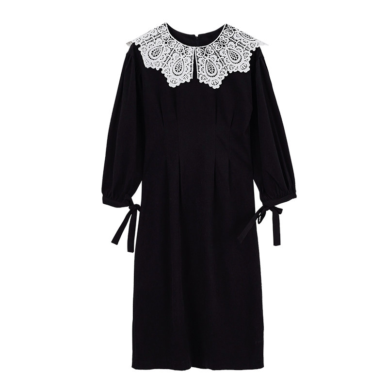 爱蔷薇法式高腰智熏女2020紫连衣裙 爱蔷薇女装连衣裙