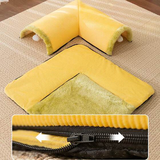 Cat tunnel cat nest for all seasons, removable and washable cat bed, winter warm enclosed cat mat, cat shelter