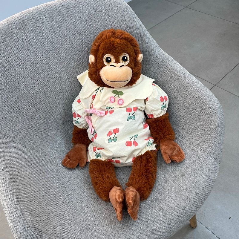 网红大猩猩衣服连体衣长臂猴子衣服娃衣着替毛绒玩具布娃娃着替,淘宝优惠券,粉丝福利购,淘宝优惠卷