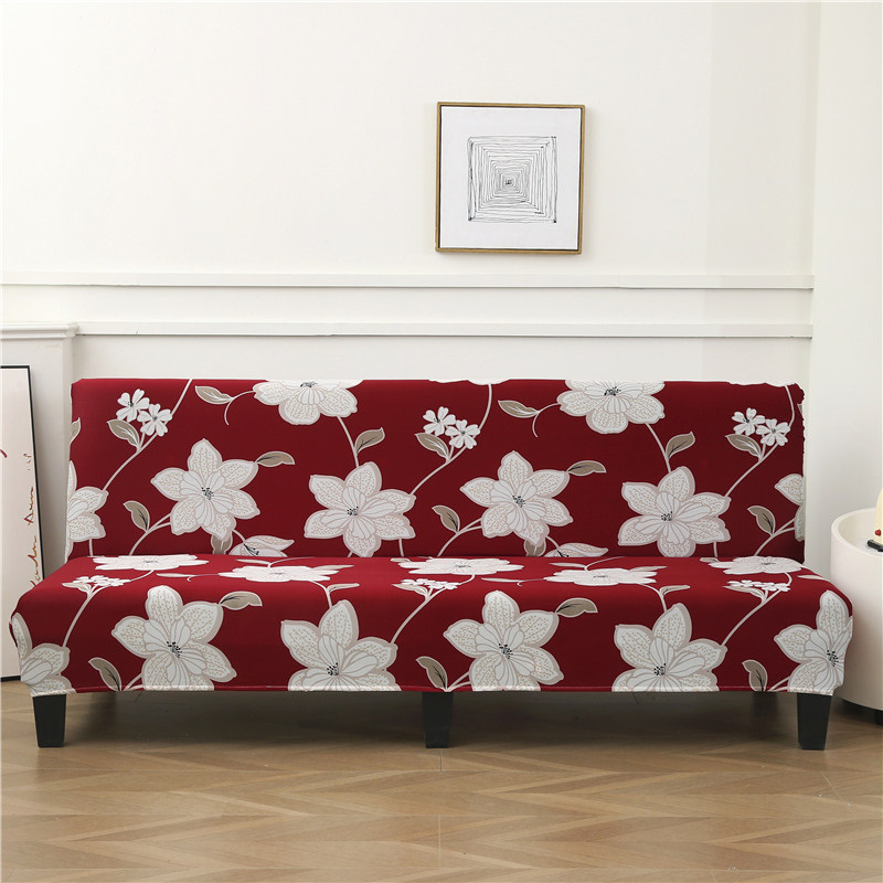 全包简约沙发床套罩网红通用型弹力防尘无扶手懒人沙发床罩沙发罩 - 图0