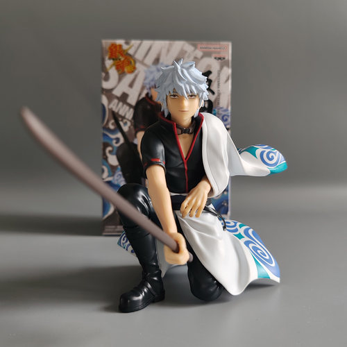 日版现货正版银魂坂田银时神乐土方冲田高杉潮玩礼物万代手办 - 图1