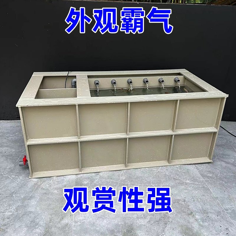 轻体鱼缸化工池观赏缸锦鲤缸翻盖超白玻璃缸大型鱼缸加固落地缸,淘宝优惠券,粉丝福利购,淘宝优惠卷
