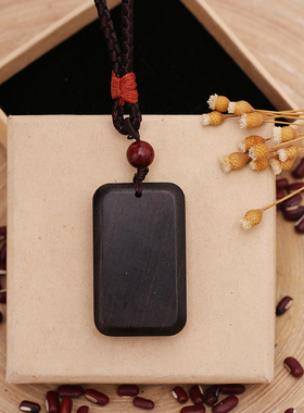 彩绘藏式唐卡平安无事牌吊坠项链