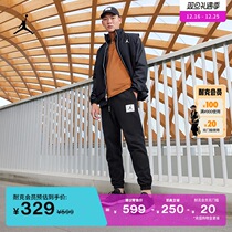 Jordan official Nike Jordan Mens thin fleece long pants winter pure cotton casual soft standard comfort DQ7469