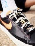 Nike Nike Официальный Blazer Low 77 PRM Мужские кроссовки Новые низкие DH4370