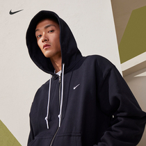 Nike Nike Official Man Plus Suede Hoodie Springtime American Comeback Clothing Easy Casual Knit DR0404