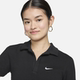 Nike Nike knitted half-sleeved women's short-sleeved lapel top