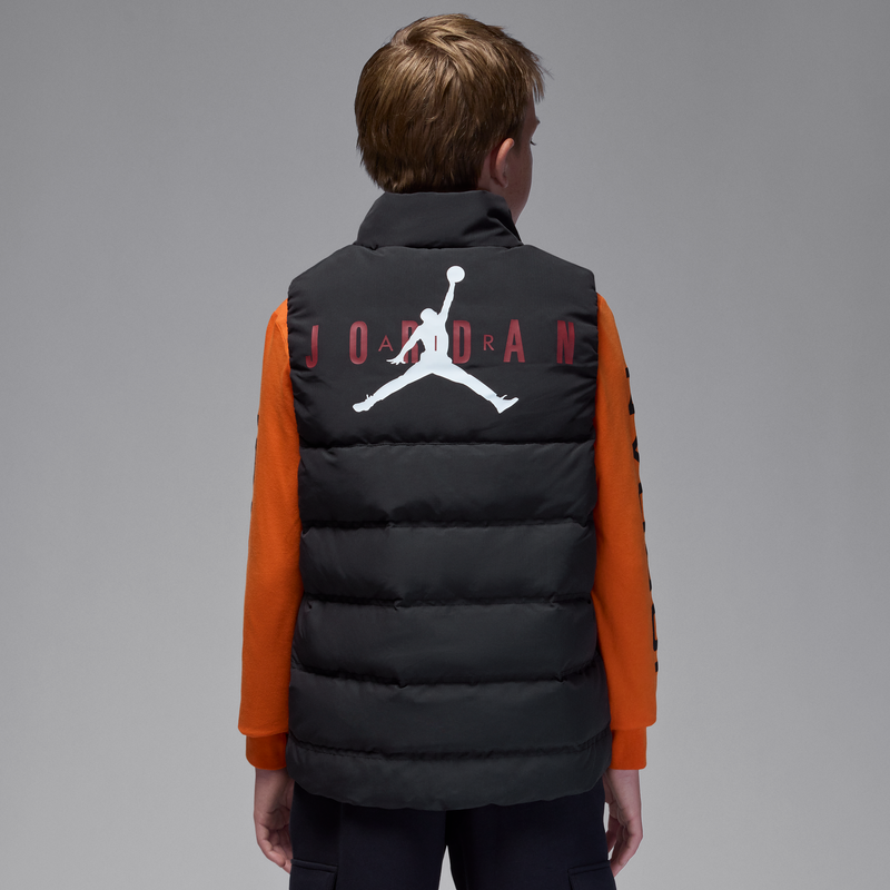 耐克乔丹大童三防羽绒服马甲冬季男童保暖防泼水JORDAN HQ8120,淘宝优惠券,粉丝福利购,淘宝优惠卷