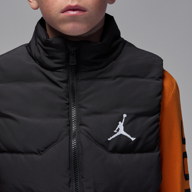 耐克乔丹大童三防羽绒服马甲冬季男童保暖防泼水JORDAN HQ8120,淘宝优惠券,粉丝福利购,淘宝优惠卷