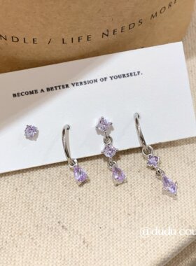 医用钛合金耳钉耳骨钉耳环免摘女