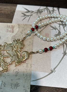 清货特价杳鸢手作麒麟璎珞汉服配饰流苏项链