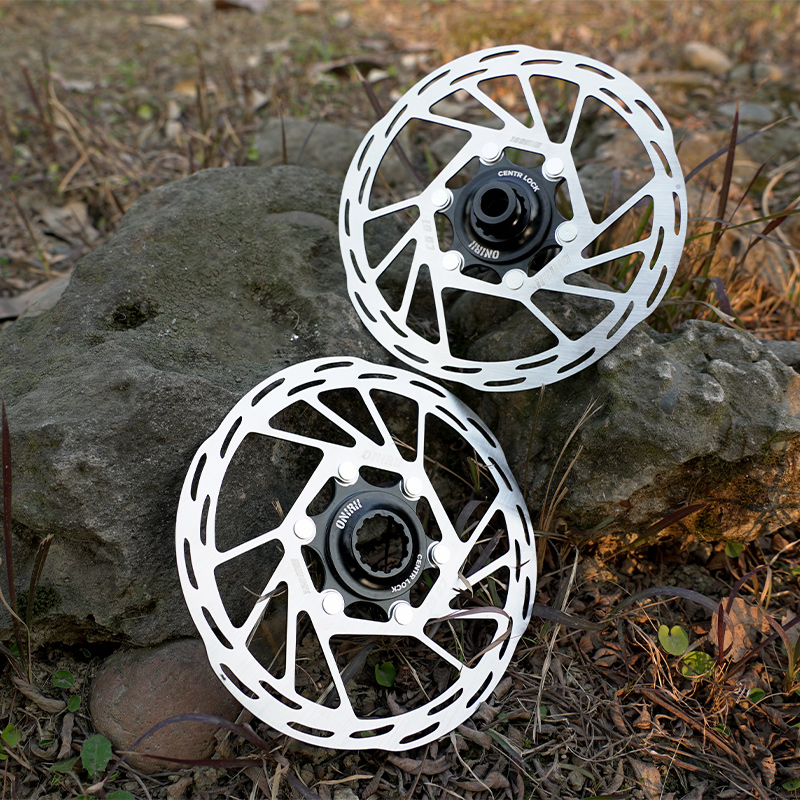 奥利尼超轻CD-01中锁碟片公路山地自行车160mm 140mm刹车片碟刹盘 - 图0