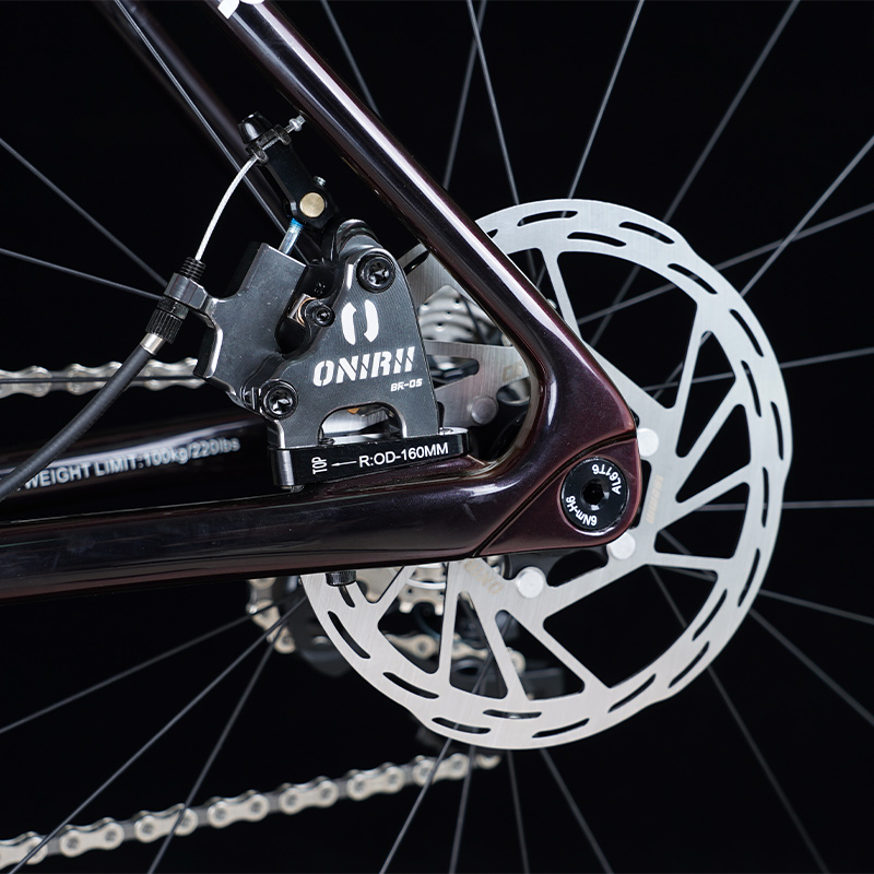 奥利尼超轻CD-01中锁碟片公路山地自行车160mm 140mm刹车片碟刹盘 - 图2