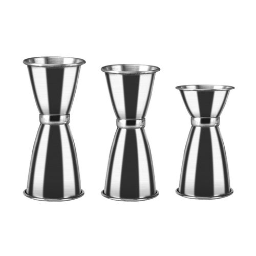 双头不锈钢盎司杯直边量杯量酒器 咖啡奶茶店用品鸡尾酒调酒工具 - 图3