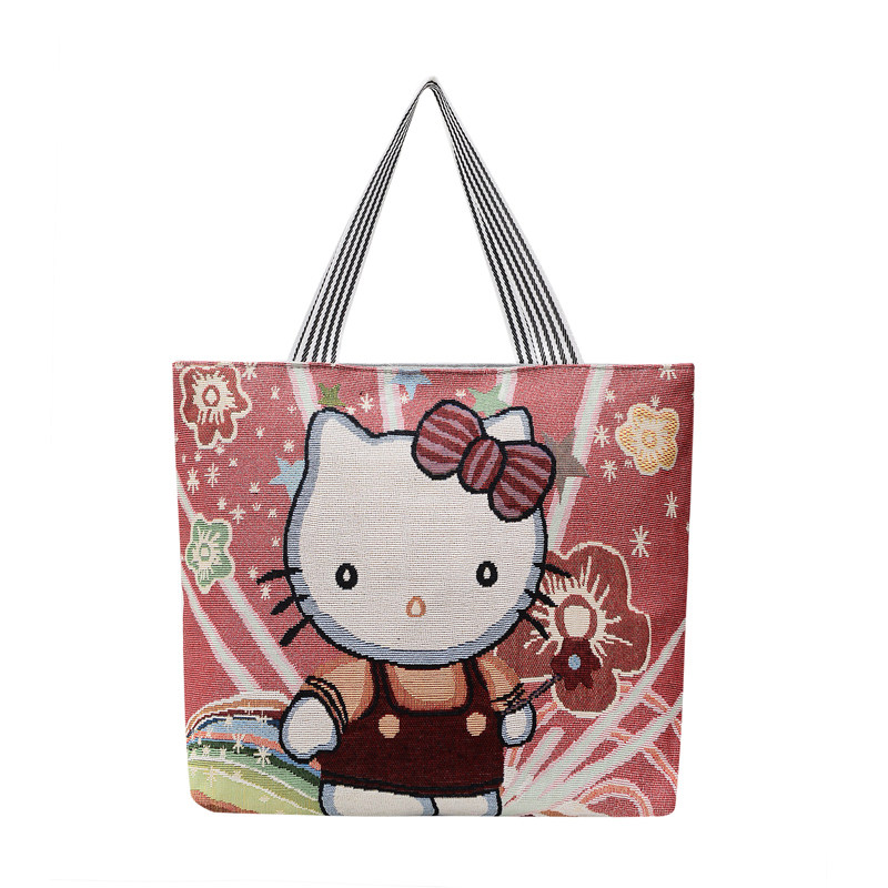 刺绣女包韩版个性潮包手提包单肩包晨练买菜购物袋学生书包补习袋,淘宝优惠券,粉丝福利购,淘宝优惠卷