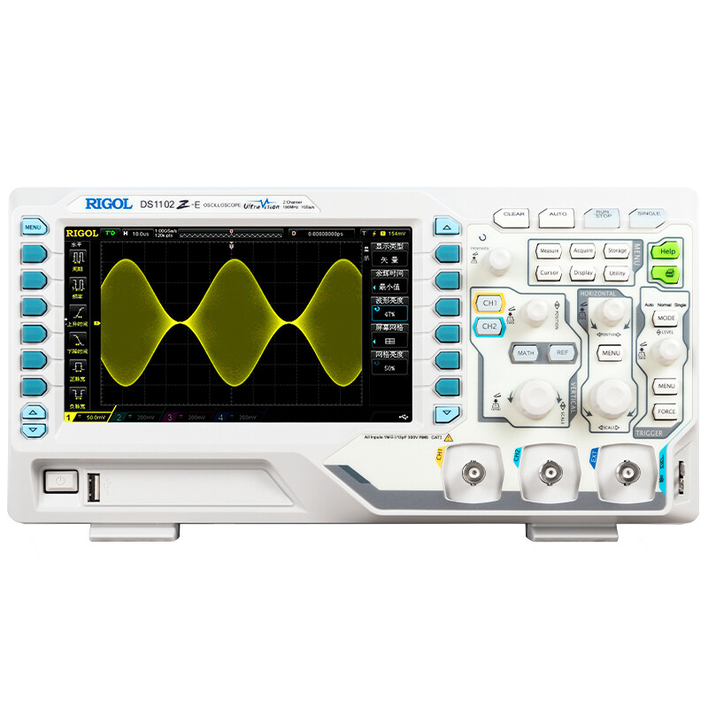 RIGOL普源DS1102Z-E/1102E便携数字示波器 双通道家电维修检测仪 - 图1