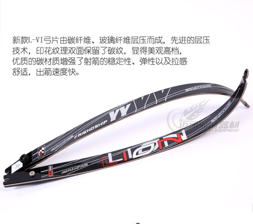 友谊反曲弓专业竞技反曲弓箭通用口军霸弓把L-V碳素弓片弓箭套装 - 图1