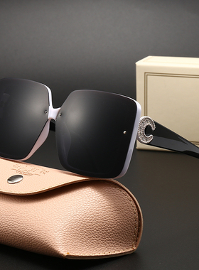 大红色偏光女士防紫外线太阳眼镜