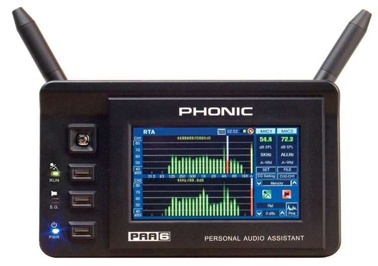 PHONIC丰力克PAA3X  PAA6 音频分析仪频谱仪声场测试 正品 - 图3