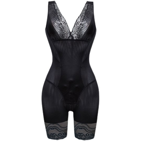 伊蓝妮无痕收腰收腹提臀束身连体后脱塑身衣产后塑形美人颜正品计