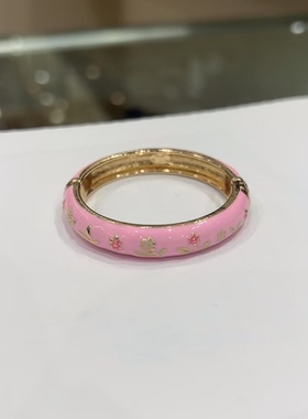 正品北京景泰蓝手镯宽面小圈女1到5岁掐丝珐琅彩时尚宫廷旅游礼物