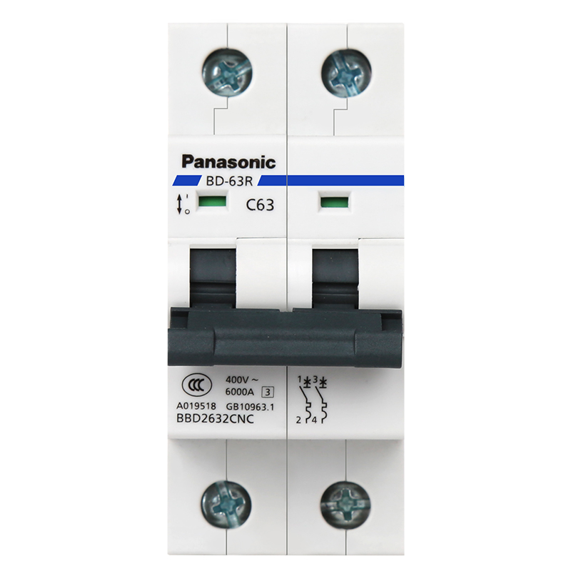松下空气开关家用BD63R小型断路器1P2P3P4P短路保护16A32A63A空开-图3