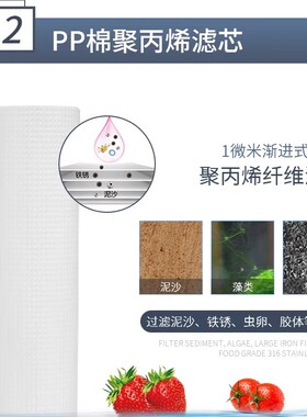 汉蓝神盾二级过滤器直饮净水器