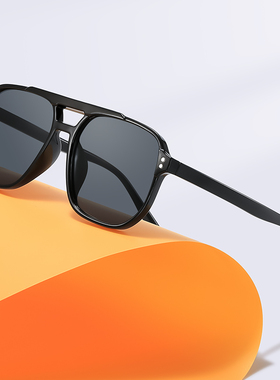 欧美复古潮流飞行员双梁太阳眼镜