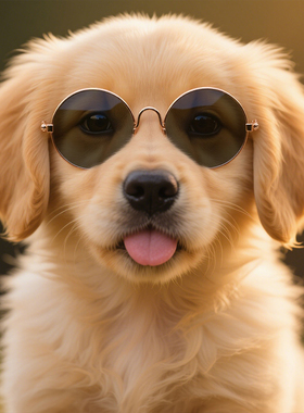 猫咪墨镜防紫外线太阳镜