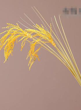 布黄稻穗麦穗塑料仿真花