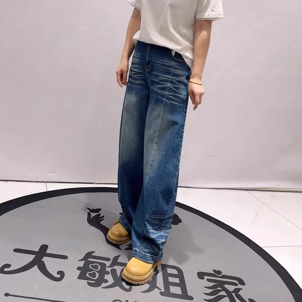 豪雅依绣9907春季新款欧货牛仔裤加大码女装胖妹妹百搭显瘦弯刀裤,淘宝优惠券,粉丝福利购,淘宝优惠卷