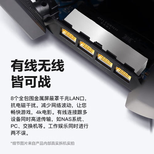 【全国联保 正品保证】ASUS华硕RT-AX89X帝王蟹WiFi6路由器高速wifi6双频无线万兆光电口游戏电竞Mesh组网 - 图2