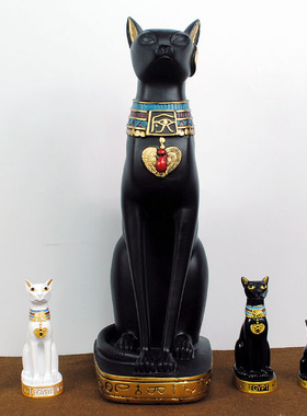树脂埃及猫神旅游纪念品招财猫