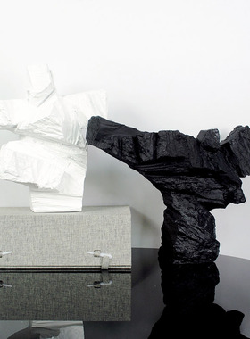 树脂中式客厅样板间太极功夫人物