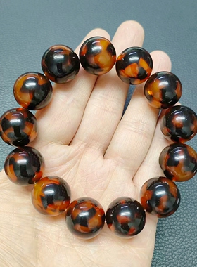 18mm圆珠甲壳花色手链