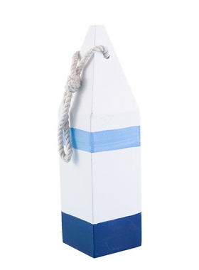 地中海木质蓝白浮标挂件装饰品