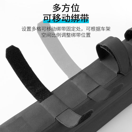 洛克兄弟防水自行车包三角包上管包前横梁包大容量山地车骑行装备 - 图3