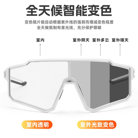 Gafas Ciclismo Locke Brothers Cambio de Color + Polarizadas