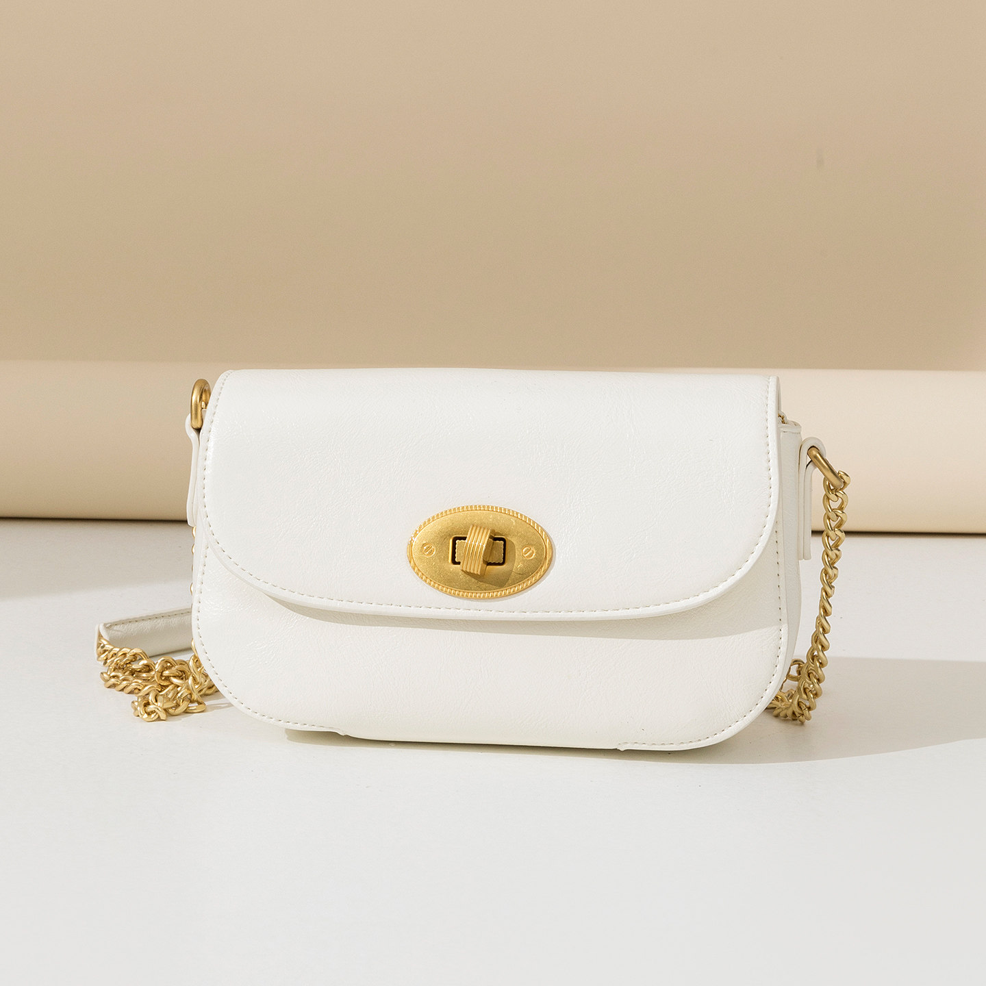 奥康 女包2026新款单肩包翻盖小方包高级感极简风链条斜挎包,淘宝优惠券,粉丝福利购,淘宝优惠卷