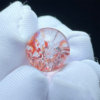 Natural crystal strawberry wafer beads 10mm DIY jewelry multi-treasure string ring necklace pendant one thing one picture